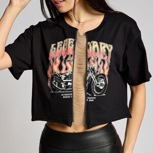 Organic Generation Legendary Chain Middle Crop Shirt